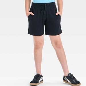 Black Drawstring Shorts